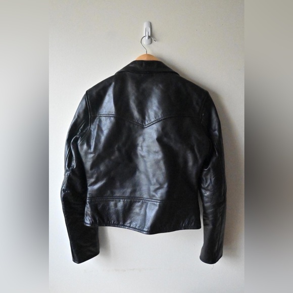 [SOLD] Straight to Hell Defector Women's Leather Moto Jacket M - Picture 3 of 9